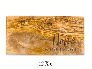 Custom Olive Wood Cutting Board