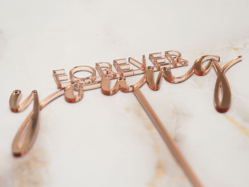 Forever Young - Cake Topper