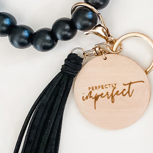 Wristlet Keychains w/ Custom Engraved Charm