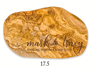 Custom Olive Wood Cutting Board