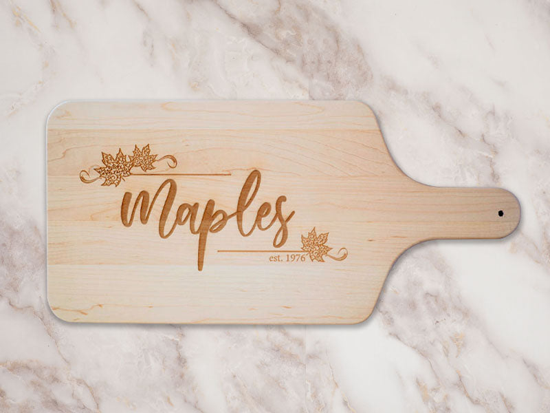 Custom Maple Cutting Board - Natural Grain