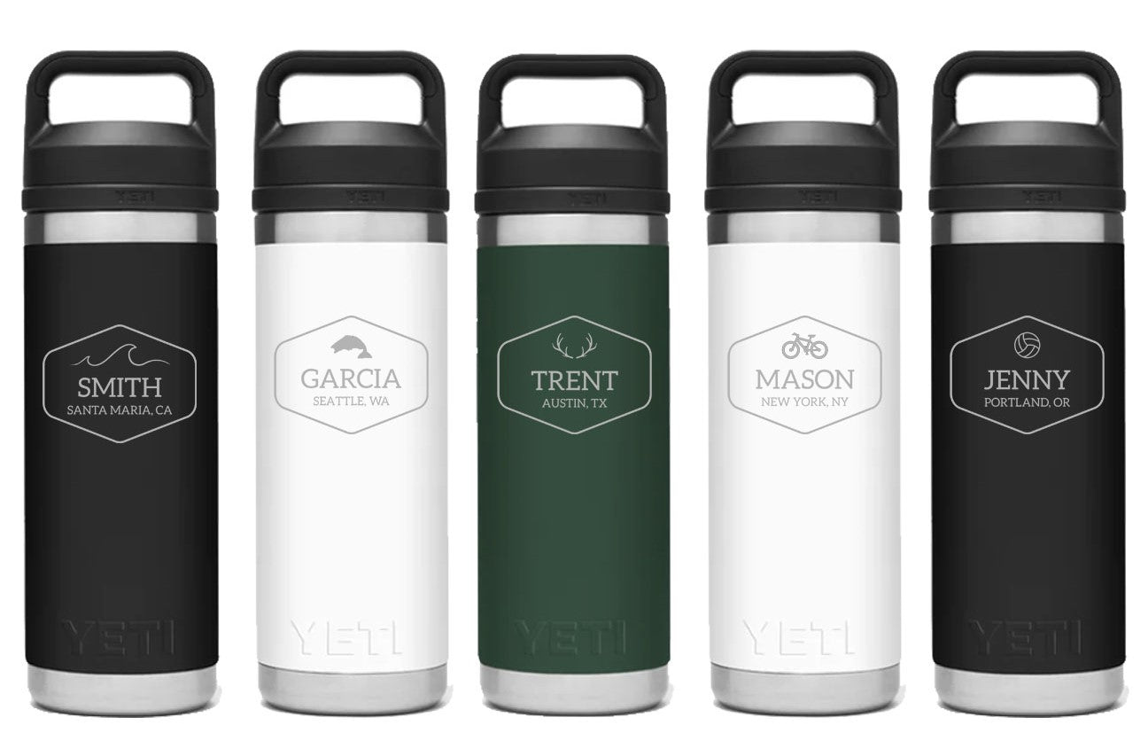 Customizable 18 oz Water Bottle