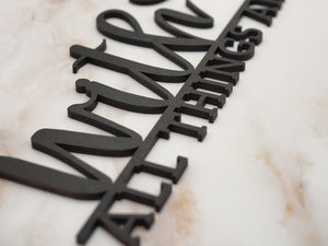 With God Faith Sign