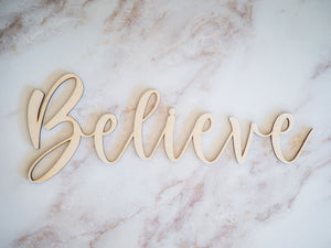 Believe Faith Sign