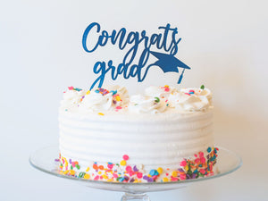 Congrats Grad Cake Topper
