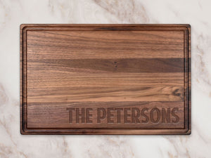 Custom Walnut Cutting Board