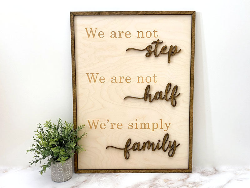 Simply Family - Wall Sign